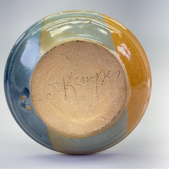 Signed Studio Art Pottery Jewelry Holder - Picture 8 of 8